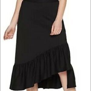 Du Jours NWT black knit cosplay, gothic fairy core asymmetrical skirt